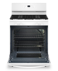 Whirlpool 30" 5.3 Cu. Ft. Gas Range with SpeedHeat™ Burner - WFGS3530RW | Cuisinière à gaz Whirlpool de 5,3 pi³ et de 30 po avec brûleur SpeedHeatMC - WFGS3530RW | WFGS353W