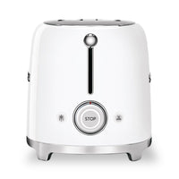 Smeg 2-Slice Traditional Toaster - TSF01WHUS|Grille-pain classique Smeg à 2 tranches - TSF01WHUS