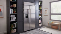 KitchenAid 25.1 Cu. Ft. Built-In Side-by-Side Refrigerator - KBSD702MPS 