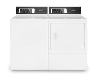 Huebsch 3.2 Cu. Ft. Top-Load Washer and 7 Cu. Ft. Electric Dryer - White 