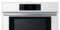 Samsung 30" 7 Cu. Ft. Electric Micowave Combination Wall Oven with AI Pro Cooking™ Camera - White - … | Four à micro-ondes combiné avec four mural électrique Samsung de 7 pi³ et de 30 po avec caméra AI Pr…