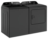 Whirlpool 6.1 Cu. Ft. Top-Load Washer with Removable Agitator and 7 Cu. Ft. Gas Dryer | Laveuse à chargement par le haut de 6,1 pi³ avec agitateur amovible et sécheuse à gaz de 7 pi³ de Whirlpool | WHTL61GB