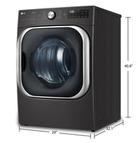 LG 9 Cu. Ft. Smart Mega Capacity Electric Dryer - DLEX8900B 