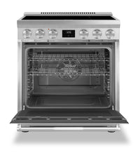 Smeg 4.6 Cu. Ft. Professional Induction Range - SPR30UIMX|Cuisinière professionnelle à induction Smeg de 4,6 pi3 - SPR30UIMX