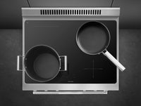 Smeg 4.6 Cu. Ft. Professional Induction Range - SPR30UIMX|Cuisinière professionnelle à induction Smeg de 4,6 pi3 - SPR30UIMX