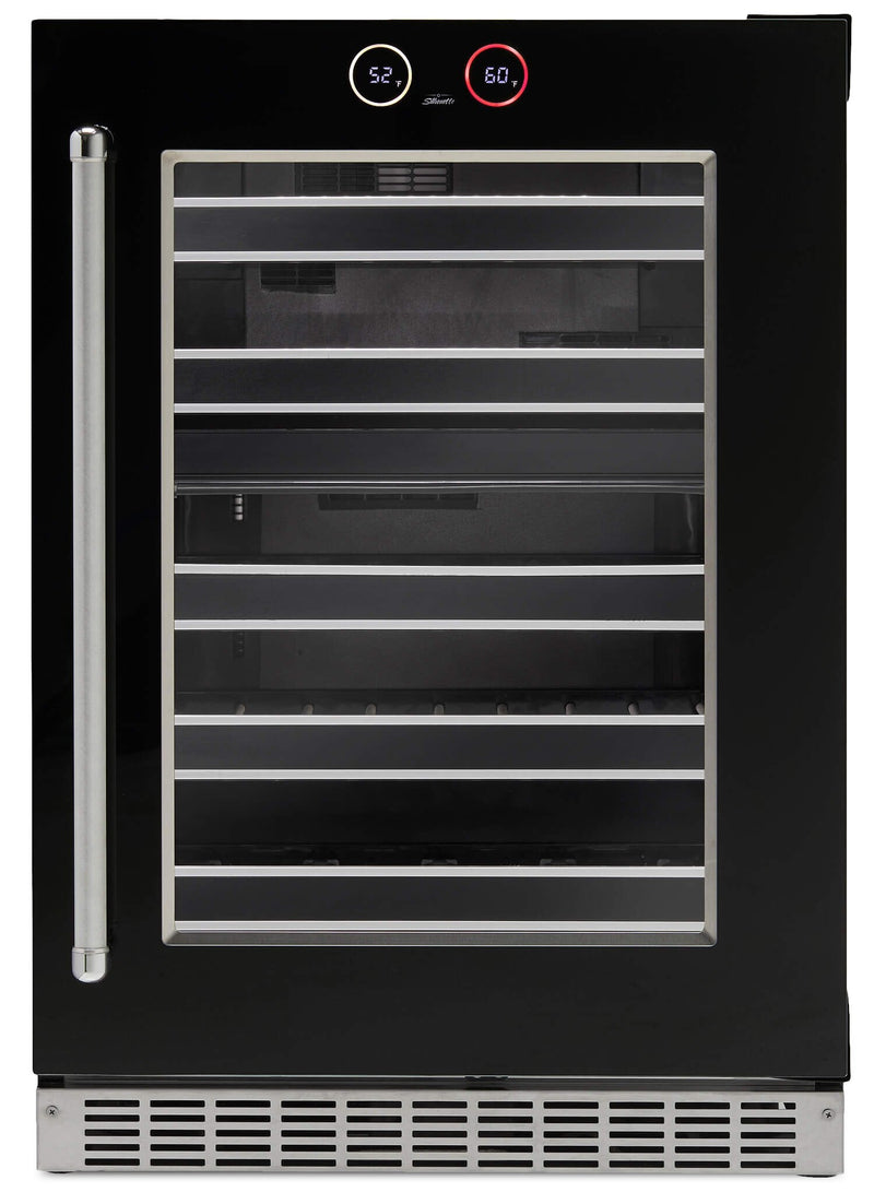 Silhouette Reserve 23.9" 5 Cu. Ft. Single-Door Wine Cooler - Black - SRVWC050R | Refroidisseur à vin Reserve de Silhouette de 5 pi3 et de 23,9 po à 1 porte - noir - SRVWC050R | SRVWC05R