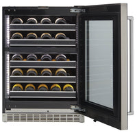 Silhouette Reserve 23.9" 5 Cu. Ft. Single-Door Wine Cooler - Black - SRVWC050R | Refroidisseur à vin Reserve de Silhouette de 5 pi3 et de 23,9 po à 1 porte - noir - SRVWC050R | SRVWC05R