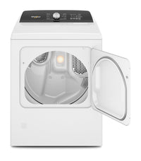 Whirlpool 5.3 Cu. Ft. Top-Load Washer with Built-In Faucet and 7 Cu. Ft. Gas Dryer with Steam | Laveuse à chargement par le haut de 5,3 pi3 avec robinet intégré et sécheuse à gaz de 7 pi3 avec vapeur de Whirlpool | WHTL520B