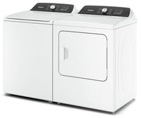 Whirlpool 5.2 Cu. Ft. Top-Load Washer and 7 Cu. Ft. Electric Dryer - White | Laveuse à chargement par le haut de 5,2 pi³ et sécheuse électrique de 7 pi³ de Whirlpool - blanches | WHTL501L