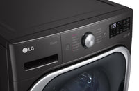 LG 6 Cu. Ft. Front-Load Washer and 9 Cu. Ft. Electric Dryer - Black Steel | Laveuse à chargement frontal de 6 pi³ et sécheuse électrique de 9 pi³ de LG - acier noir | LG8900LD