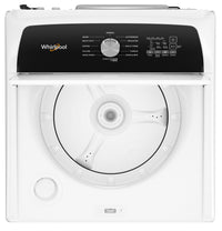 Whirlpool 5.2 Cu. Ft. Top-Load Washer and 7 Cu. Ft. Electric Dryer - White | Laveuse à chargement par le haut de 5,2 pi³ et sécheuse électrique de 7 pi³ de Whirlpool - blanches | WHTL501L