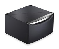 Maytag 15.5" H Laundry Pedestal w/Storage Drawer - Midnight Steel | Piédestal de buanderie Maytag de 15,5 po de hauteur avec tiroir de rangement -  acier minuit | XHPC155R