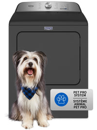 Maytag 7 Cu. Ft. Pet Pro Electric Dryer - YMED6500MBK 