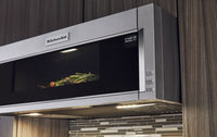 KitchenAid 1.1 Cu. Ft. Low-Profile Microwave Hood Combination – YKMLS311HSS - Over-the-Range Microwave in Stainless Steel