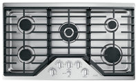 Café 36" Built-In 5-Burner Gas Cooktop - CGP95362MS1|Surface de cuisson à gaz encastrée Café de 36 po à 5 brûleurs - CGP95362MS1|CGP95361
