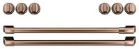 Café Gas Range Brushed Copper Knobs and Handles Set - CXFCGHKPMCU|Ensemble de poignées et de boutons cuivre brossé pour cuisinière à gaz Café – CXFCGHKPMCU|CXFCGHCU