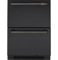 Café Dual-Drawer Refrigerator Brushed Black Handle Set - CXMA3H3PNBT | Ensemble de poignées noir brossé pour réfrigérateur Café à deux tiroirs - CXMA3H3PNBT | CXQD2H2B