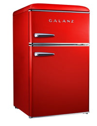 Galanz 3.1 Cu. Ft. Retro Mini Refrigerator - GLR31TRDER | Mini réfrigérateur Galanz rétro de 3,1 pi3 - GLR31TRDER | GLR31TRD