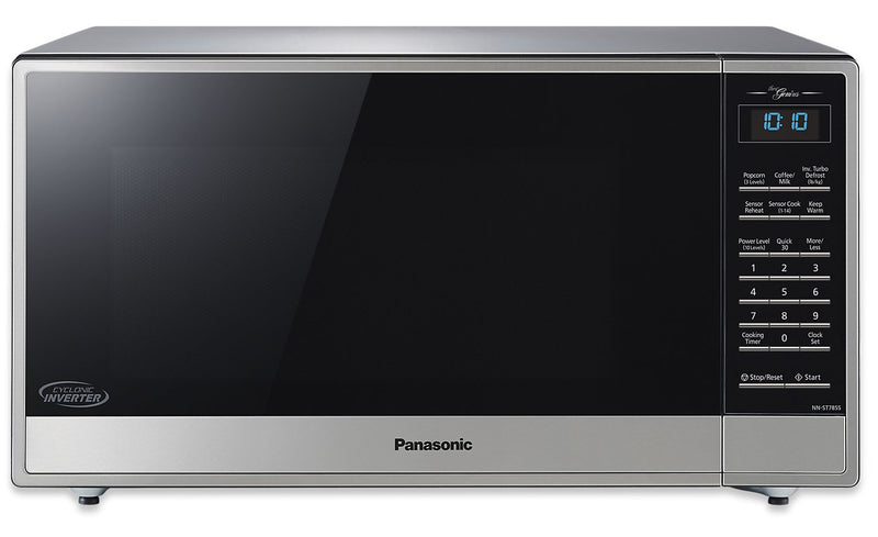 Panasonic 1.6 Cu. Ft. 1,200 W Countertop Microwave with Cyclonic Inverter - NN-ST785S|Four à micro-ondes de comptoir Panasonic de 1,6 pi3 avec une puissance de 1200 W et la technologie InverterMC cyclonique - NN-ST785S|NNST785S