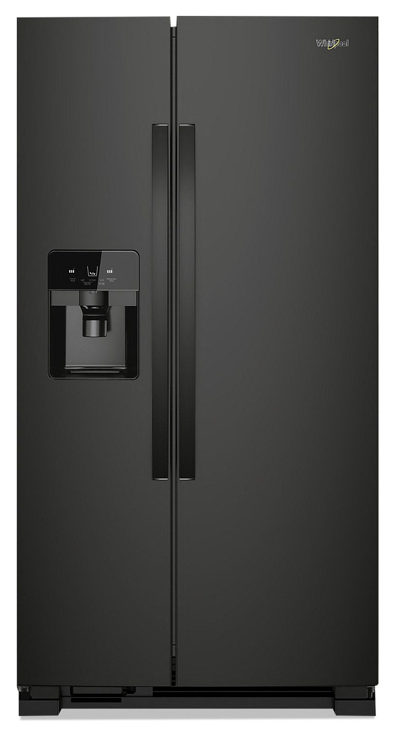 Whirlpool 21 Cu. Ft. Side-by-Side Refrigerator - WRS321SDHB|Réfrigérateur Whirlpool de 21 pi3 à compartiments juxtaposés - WRS321SDHB|WRS321DB