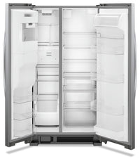 Whirlpool 25 Cu. Ft. Side-by-Side Refrigerator - WRS555SIHZ|Réfrigérateur Whirlpool de 25 pi3 à compartiments juxtaposés - WRS555SIHZ|WRS555HZ