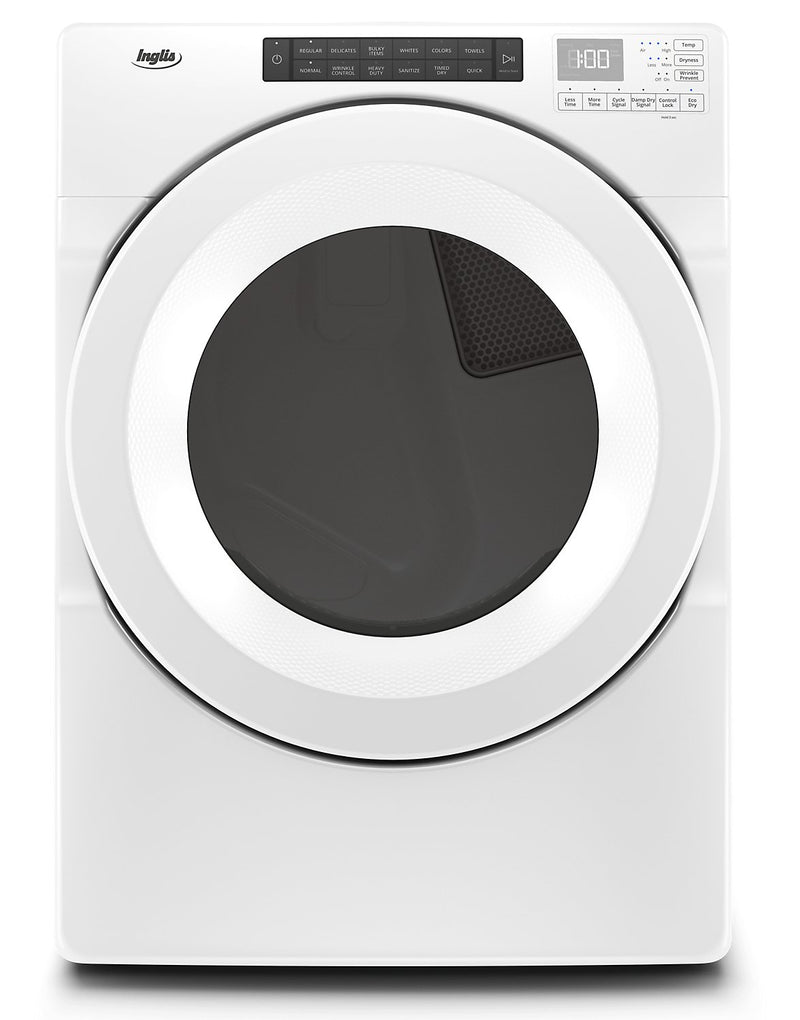 Inglis 7.4 Cu. Ft. Electric Dryer with Intuitive Touch Controls - YIED5900HW|Sécheuse électrique Inglis de 7,4 pi3 avec commandes tactiles intuitives - YIED5900HW|YIED5900