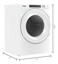 Whirlpool 7.4 Cu. Ft. Front-Load Electric Dryer with Intuitive Touch Controls - YWED5620HW|Sécheuse électrique Whirlpool chargement frontal 7,4 pi3 commandes tactiles intuitives - YWED5620HW|YWED5620