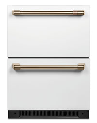 Café 5.7 Cu. Ft. Built-In Dual-Drawer Refrigerator - CDE06RP4NW2 | Réfrigérateur encastré Café de 5,7 pi³ à deux tiroirs - CDE06RP4NW2 | CDE06RPW