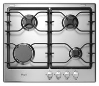 Whirlpool 24" Gas Cooktop - WCG5424AS|Table de cuisson au gaz 24 pouces Whirlpool - WCG52424AS|WCG5424AS