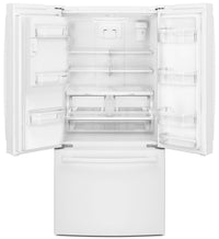 GE 23.8 Cu. Ft. French-Door Refrigerator with Space-Saving Icemaker – PFE24HGLKWW|Réfrigérateur GE de 23,8 pi³ à portes françaises avec machine à glaçons – PFE24HGLKWW|PFE24KWW