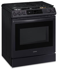 Samsung 6 Cu. Ft. Gas Range with Air Fry - NX60T8711SG/AA | Cuisinière à gaz Samsung de 6 pi3 avec friture à air chaud - NX60T8711SG/AA | NX60T87G
