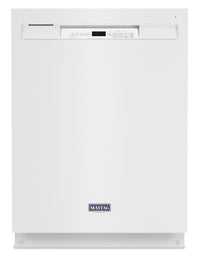 Maytag Front-Control Dishwasher with Dual Power Filtration - MDB4949SKW | Lave-vaisselle Maytag, commandes à l’avant et système de filtration à double puissance - MDB4949SKW | MDB494KW