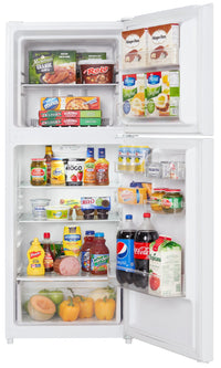 Danby 10.1 Cu. Ft. Apartment Size Top-Freezer Refrigerator - DFF101B1WDB | Réfrigérateur Danby de 10,1 pi3 de format appartement à congélateur supérieur - DFF101B1WDB | DFF101BW