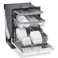 LG 24" Front Control Built-In Dishwasher with QuadWash® - LDFN4542W | Lave-vaisselle encastré LG de 24 po avec commandes à l’avant et technologie QuadWashMD – LDFN4542W | LDFN454W