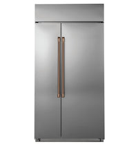 Café 2-Piece Handle Kit for Side-By-Side Refrigerator in Brushed Copper - CXSS2H2PMCU | Trousse de poignées Café 2 pièces pour réfrigérateur à compartiments juxtaposés - CXSS2H2PMCU | CXSS2HCU