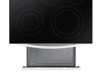 Samsung 6.3 Cu. Ft. Freestanding Electric Range with Air Fry - NE63A6511SW/AC | Cuisinière électrique amovible Samsung de 6,3 pi3 avec friture à air - NE63A6511SW/AC | NE63A65W