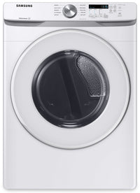 Samsung 7.5 Cu. Ft. Front-Load Electric Dryer - DVE45T6005W/AC | Sécheuse électrique Samsung à chargement frontal de 7,5 pi³ - DVE45T6005W/AC | DVE45T5W