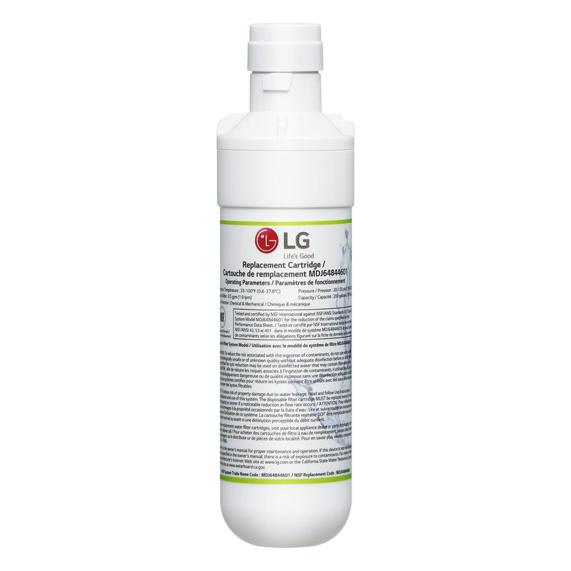 LG 200 Gallon Capacity Replacement Refrigerator Water Filter - LT1000P | Filtre à eau de remplacement de LG à capacité de 200 gallons pour le réfrigérateur - LT1000P | LT1000PF