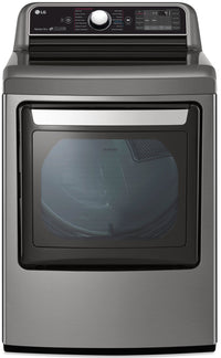 LG 7.3 Cu. Ft. TurboSteam™ Dryer with EasyLoad™ Dual-Opening Door - DLEX7900VE | Sécheuse LG de 7,3 pi3 avec technologie TurboSteamMC et porte EasyLoadMC - DLEX7900VE  | DLEX790V
