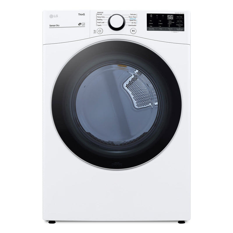 LG 7.4 Cu. Ft. Electric Dryer with AI Sensor Dry™ - DLE3600W  | Sécheuse électrique LG de 7,4 pi³ avec système Sensor DryMC avec IA - DLE3600W  | DLE3600W